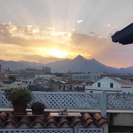 Ferienwohnung La Terrazza Di Palermo Exterior foto