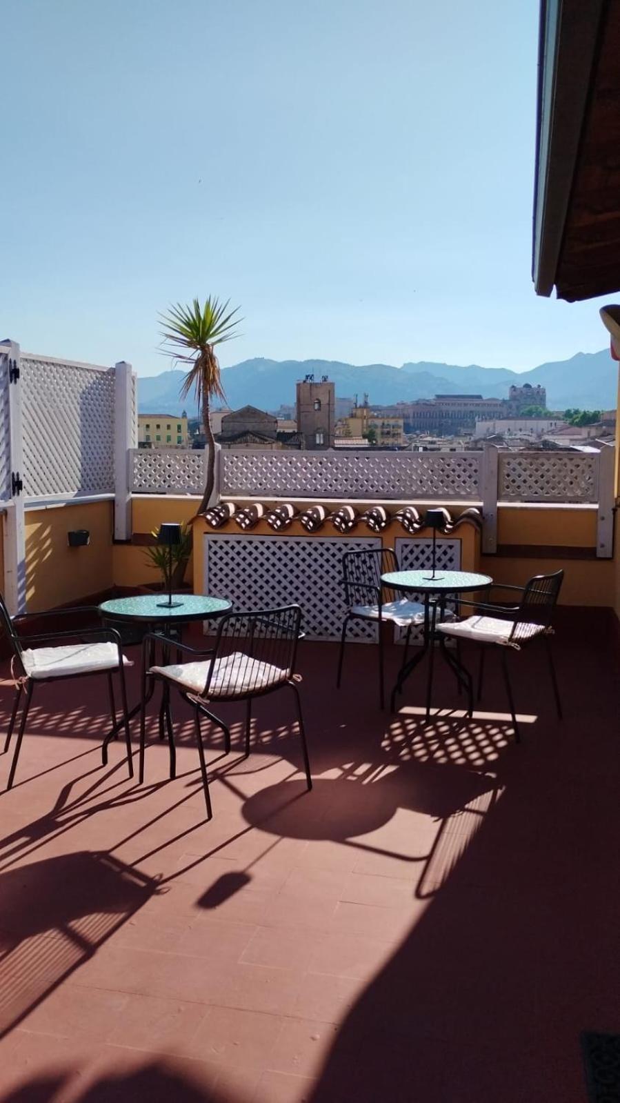 Ferienwohnung La Terrazza Di Palermo Exterior foto