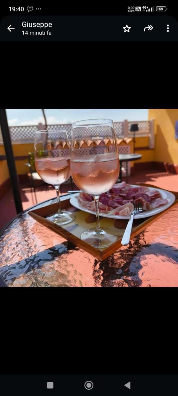 Ferienwohnung La Terrazza Di Palermo Exterior foto