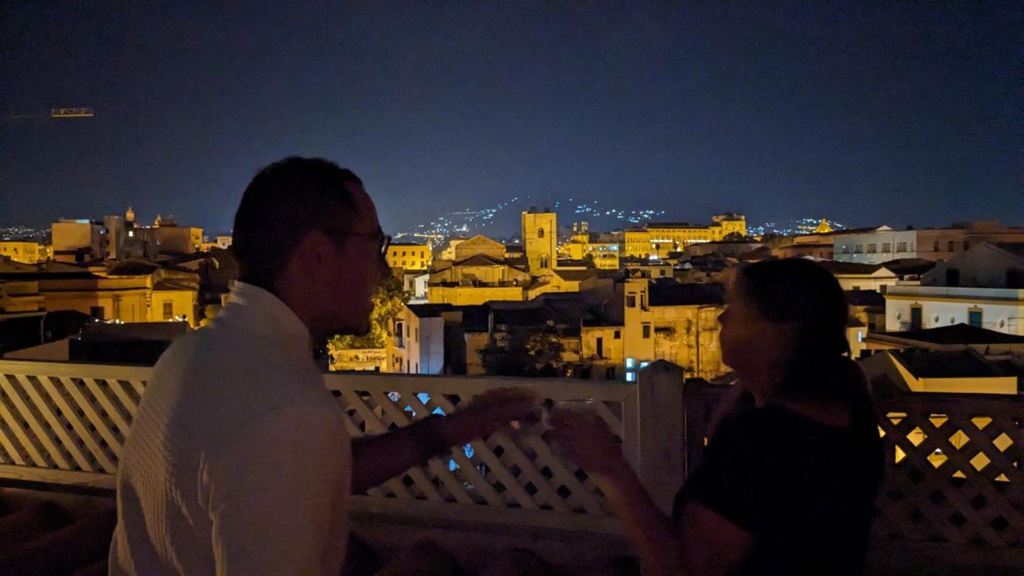 Ferienwohnung La Terrazza Di Palermo Exterior foto