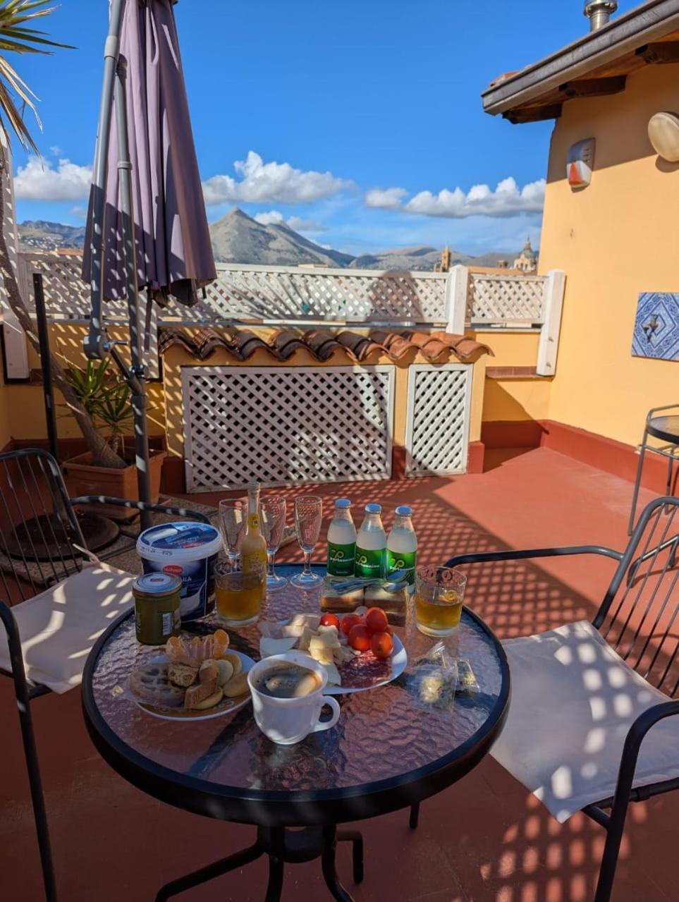 Ferienwohnung La Terrazza Di Palermo Exterior foto