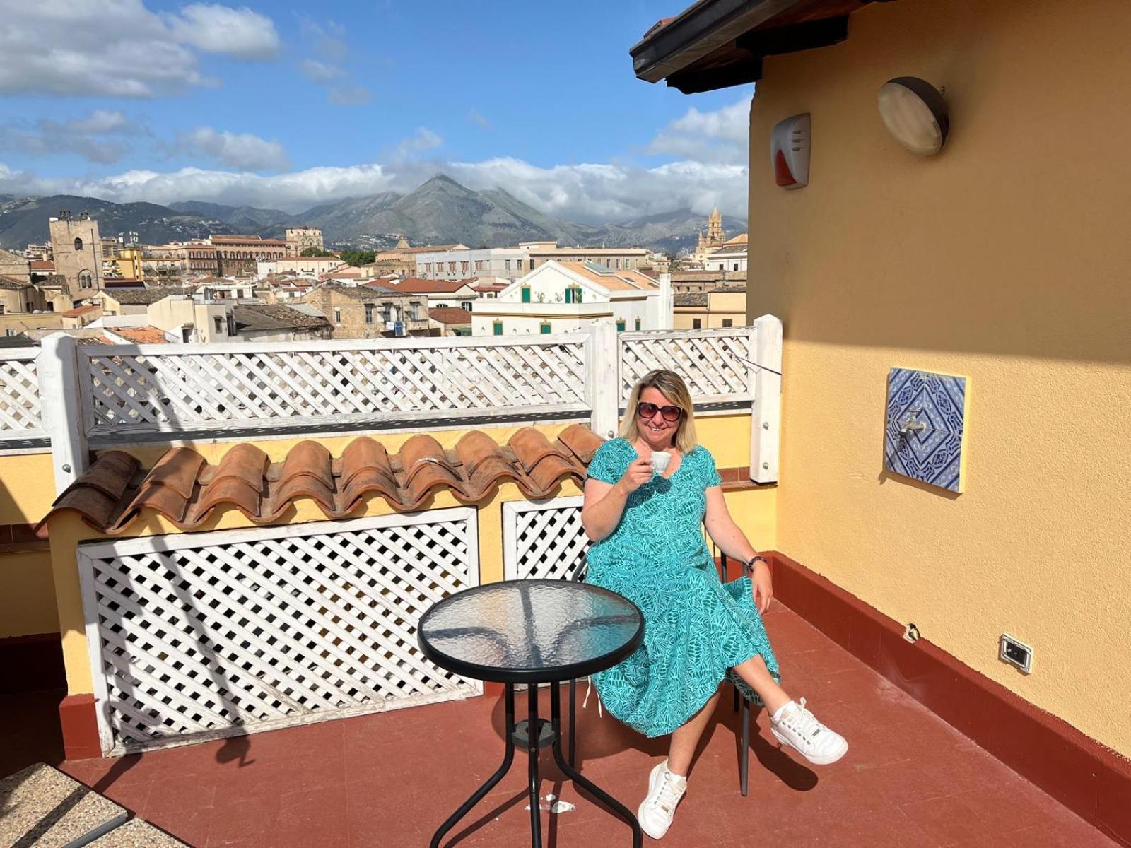 Ferienwohnung La Terrazza Di Palermo Exterior foto